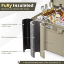 20 Quart Portable Hard Cooler with Built-in Ruler and Bottle