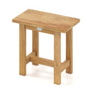 20 inch Teak Shower Bench Waterproof Shower Stool for Shaving Legs