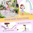 20 Inch Adjustable Kids Bike with 2 Brake System