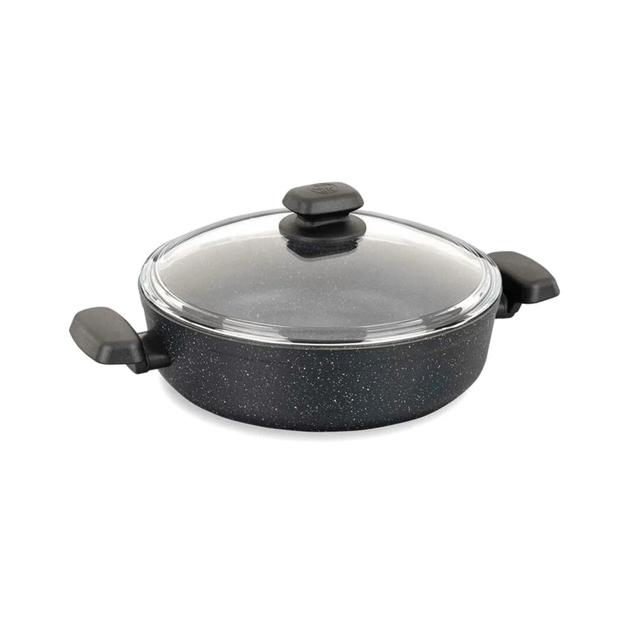 Ornella Aluminum Low Casserola 24X6.5Cm - Granite - A1843