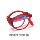 New Fashion Men's Folding Reading Glasses Anti-Blue Light
