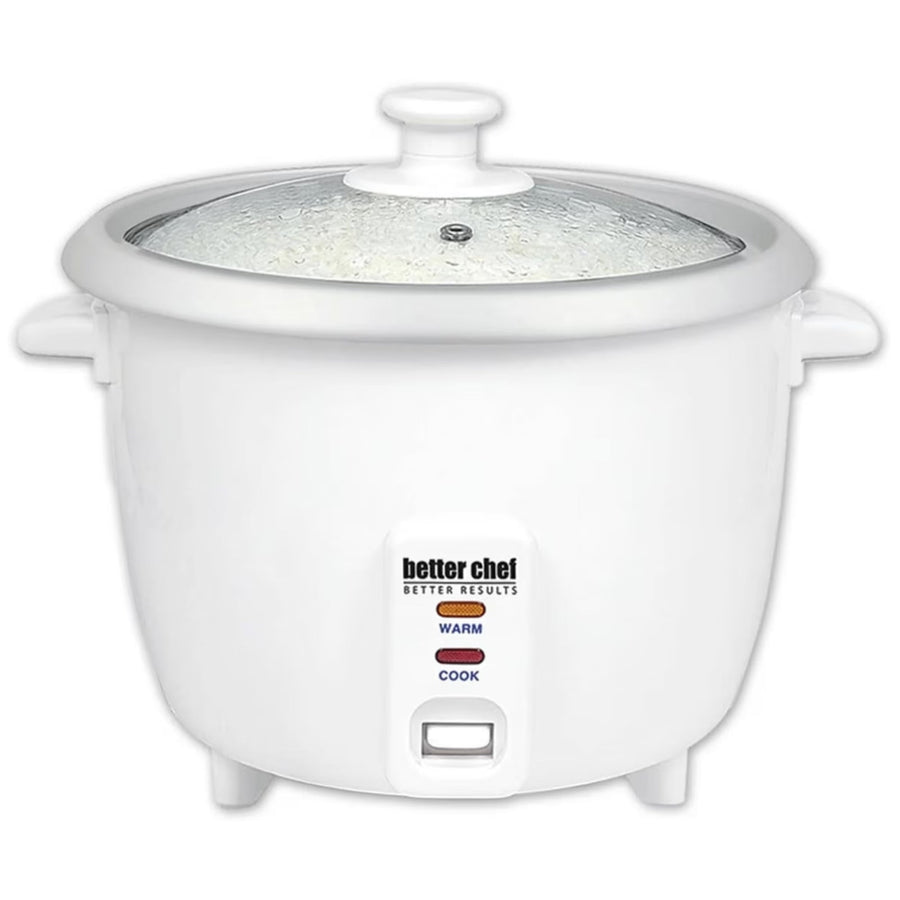 Better Chef 8-Cup (16-Cups Cooked) Automatic Rice Cooker - White - IM-400