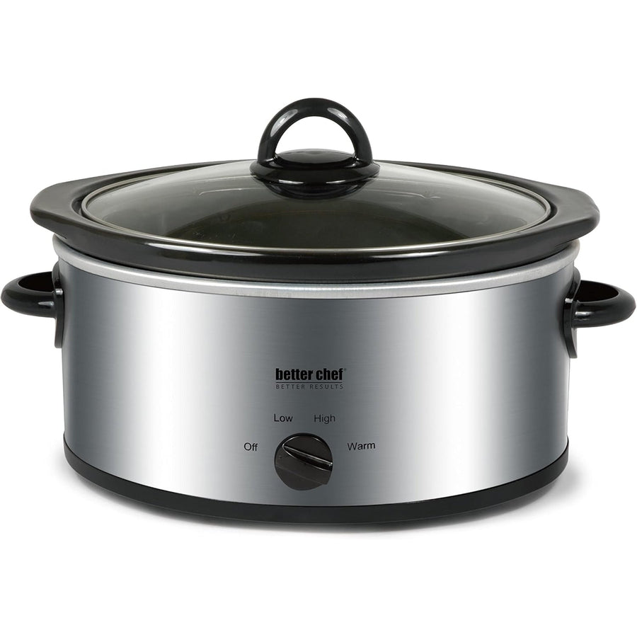 Better Chef 3-Quart Slow Cooker With Removable Stoneware Crock - Oval - IM-464S
