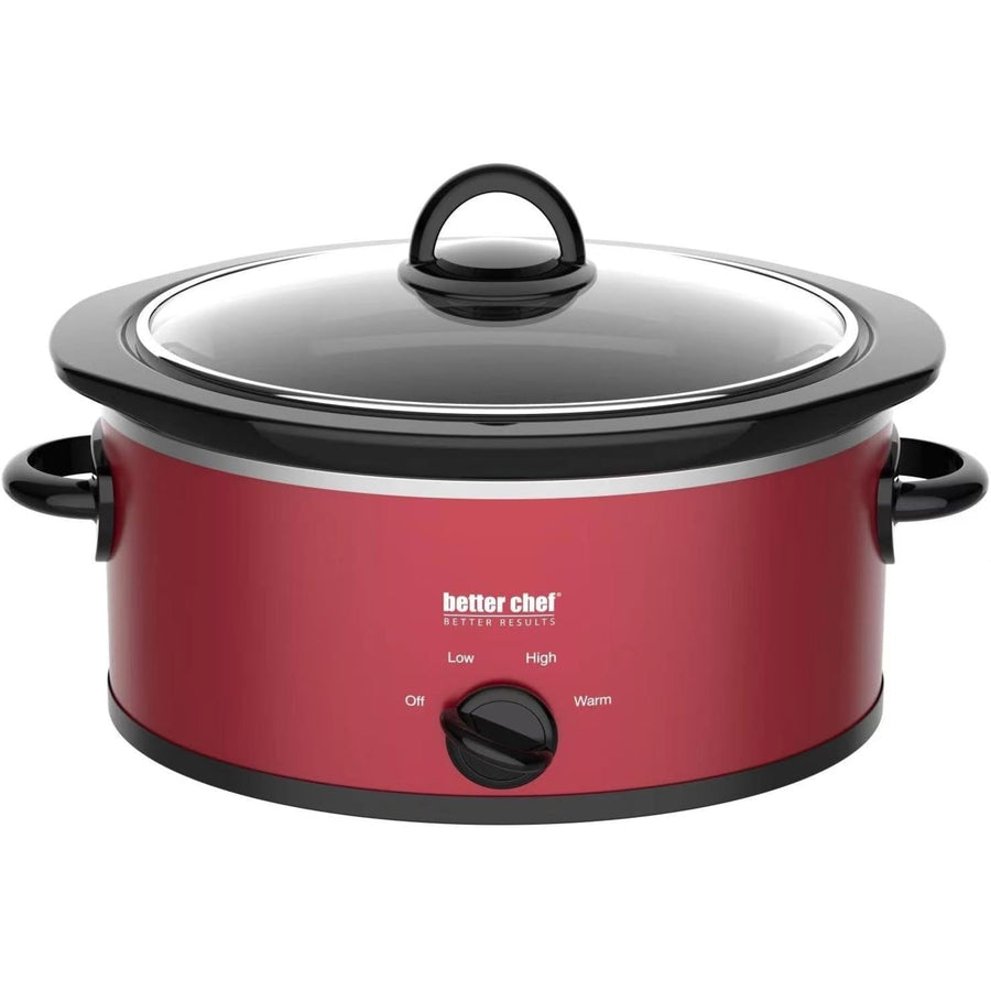 Better Chef 3-Quart Slow Cooker With Removable Stoneware Crock - Oval - IM-465R
