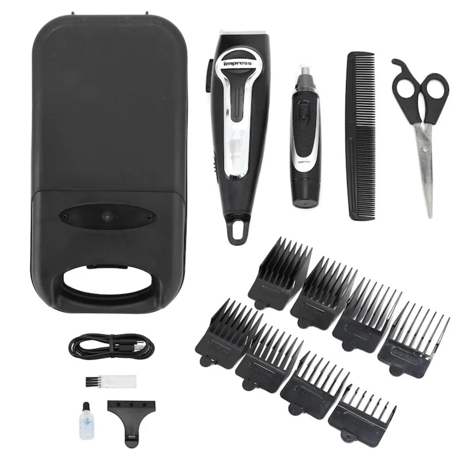 Impress 18Pc Rechargeable Clipper+Nose Trimmer - IM-917RCH