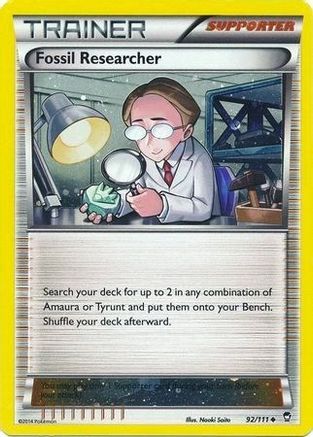 Fossil Researcher (Cosmos Holo) 092/111 - Miscellaneous Cards & Products Holofoil