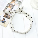 Big bow tie bunny ears headband