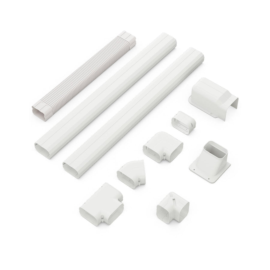 4 Inches W Mini Decorative PVC Slim Line Cover Kit