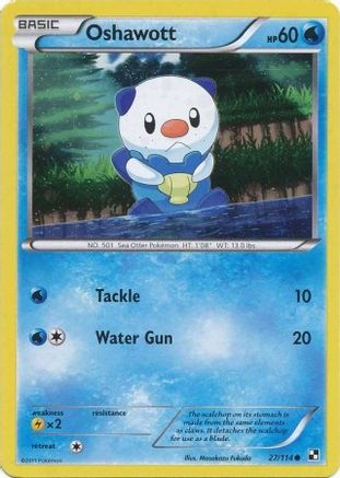Oshawott (Cosmos Holo) 027/114 - Alternate Art Promos Holofoil