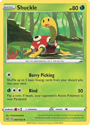 Shuckle 005/192 - SWSH02 Rebel Clash