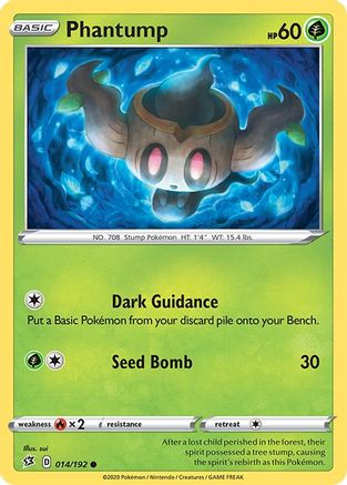 Phantump 014/192 - SWSH02 Rebel Clash
