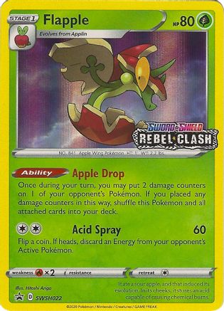Flapple (Prerelease) SWSH022/307 - SWSH Sword & Shield Promo Cards Holofoil