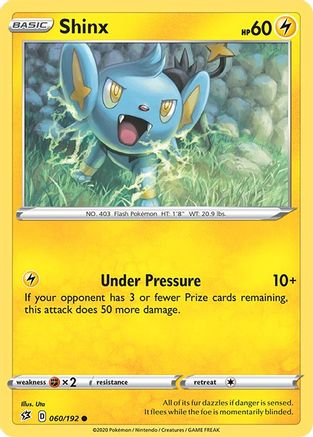 Shinx 060/192 - SWSH02 Rebel Clash Reverse Holofoil