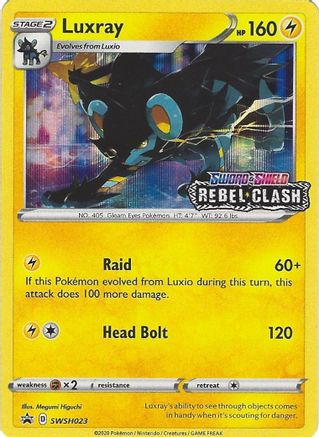 Luxray (Prerelease) SWSH023/307 - SWSH Sword & Shield Promo Cards Holofoil