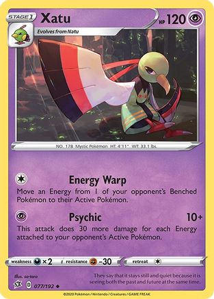 Xatu 077/192 - SWSH02 Rebel Clash Reverse Holofoil