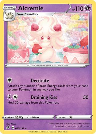 Alcremie 087/192 - SWSH02 Rebel Clash Reverse Holofoil