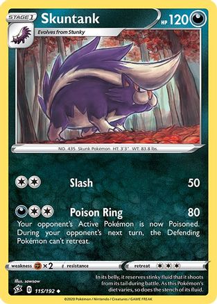 Skuntank 115/192 - SWSH02 Rebel Clash