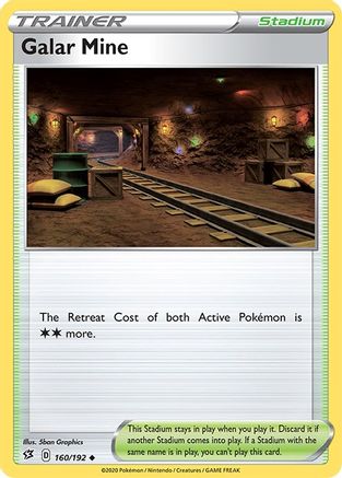 Galar Mine 160/192 - SWSH02 Rebel Clash Reverse Holofoil