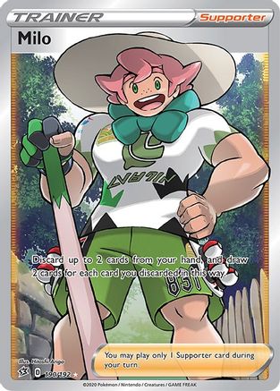 Milo (Full Art) 190/192 - SWSH02 Rebel Clash Holofoil