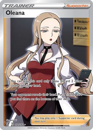 Oleana (Full Art) 191/192 - SWSH02 Rebel Clash Holofoil