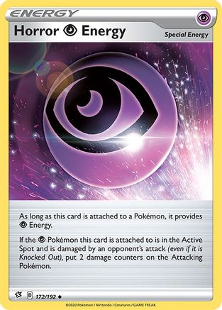 Horror P Energy 172/192 - SWSH02 Rebel Clash Reverse Holofoil