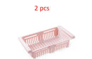 Stretchable Multifunction Refrigerator Storage Basket
