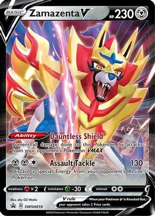 Zamazenta V SWSH019/307 - SWSH Sword & Shield Promo Cards Holofoil