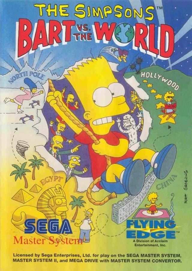 The Simpsons: Bart vs the World (Sega Master System)