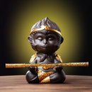 Chinese Purple Clay Tea Set, Monkey King Decor