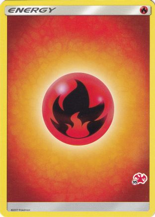 Fire Energy (# Charizard Stamped)  - Battle Academy