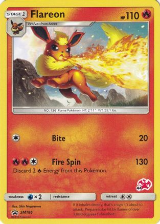 Flareon (# Charizard Stamped) SM186 - Battle Academy