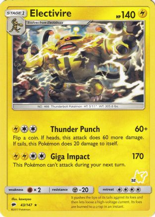 Electivire 043/147 - Battle Academy