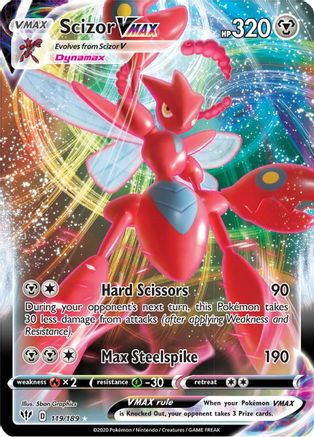 Scizor VMAX 119/189 - SWSH03 Darkness Ablaze Holofoil
