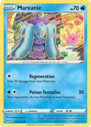 Mareanie 051/189 - SWSH03 Darkness Ablaze