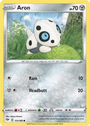 Aron 121/189 - SWSH03 Darkness Ablaze