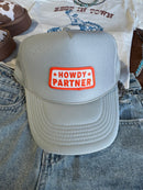 Howdy Partner Patch Trucker Hat