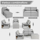 Convertible L-Shaped Sectional Sofa Couch with Reversible Chaise