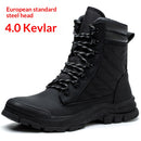 Men's High-top Labor Insurance Shoes Are Smash-proof