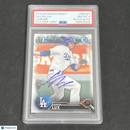 2016 Bowman Draft #BDC67 Gavin Lux Chrome signed card PSA 8 Auto A