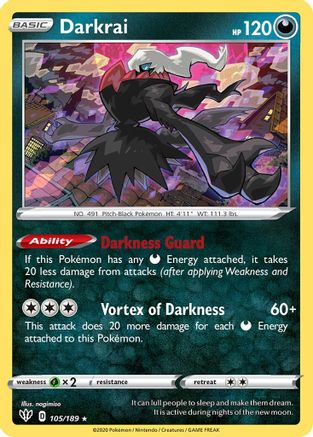 Darkrai 105/189 - Deck Exclusives