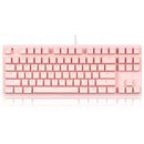 87-Key Mechanical Keyboard with Green Switches - Desktop Non-Punch Design