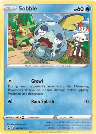 Sobble SWSH073/307 - SWSH Sword & Shield Promo Cards Holofoil