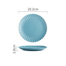 Creative Solid-color Ceramic Plate Round Steak Plate