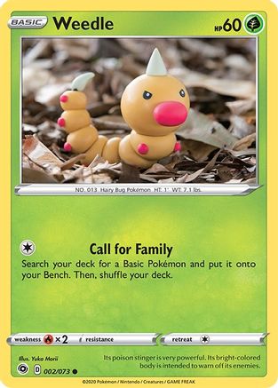 Weedle 002/73 - Champions Path
