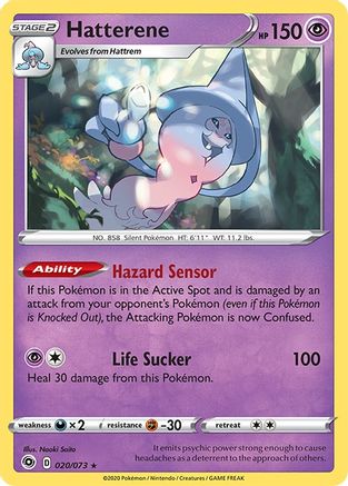 Hatterene 020/73 - Champions Path Reverse Holofoil