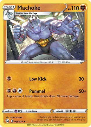 Machoke 025/73 - Champions Path Reverse Holofoil