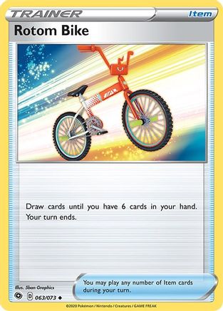 Rotom Bike 063/73 - Champions Path Reverse Holofoil