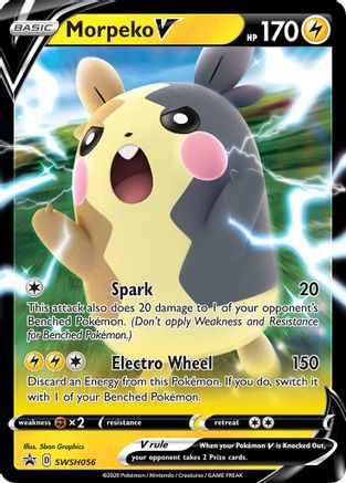 Morpeko V SWSH056/307 - SWSH Sword & Shield Promo Cards Holofoil