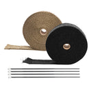 Motorcycle exhaust pipe insulation belt