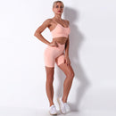 Seamless Sexy Strap Yoga Clothes